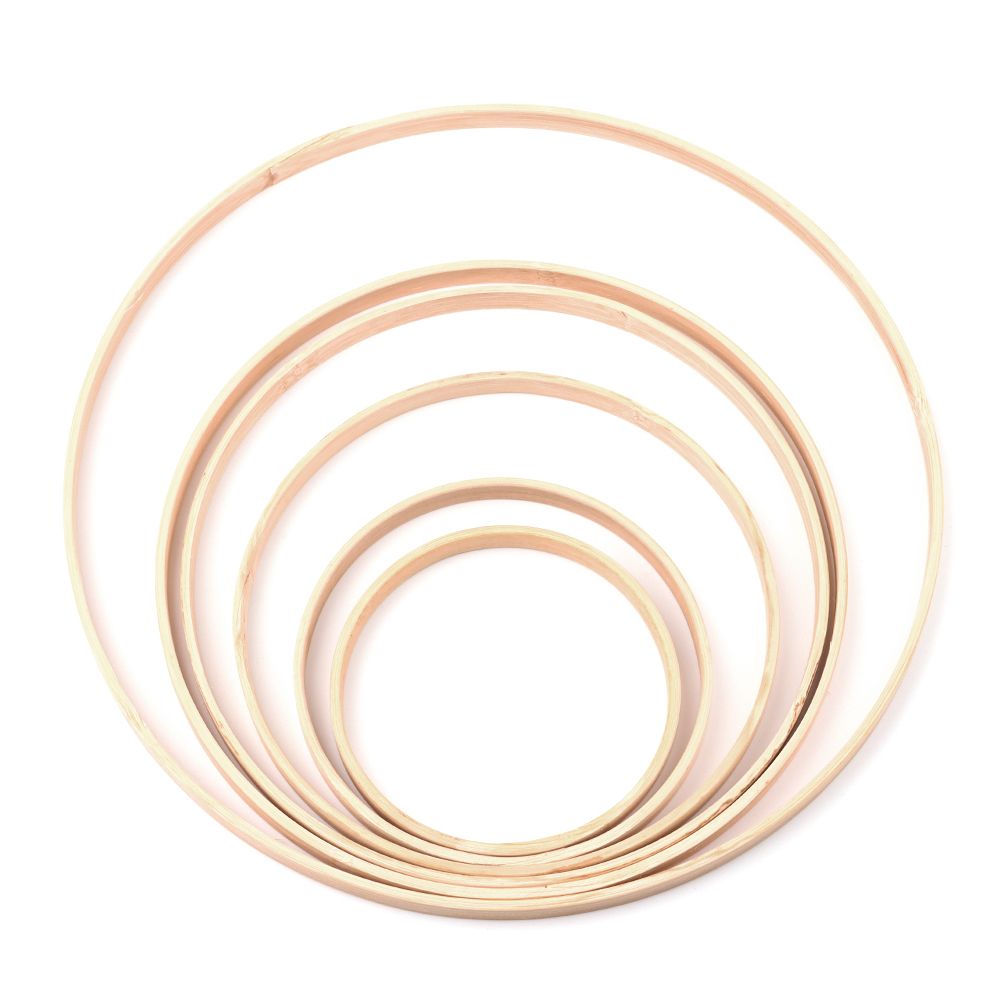 Wood Ring Blank - 10 шт. 10/12/15/18/20/26 см кольцо круглое
