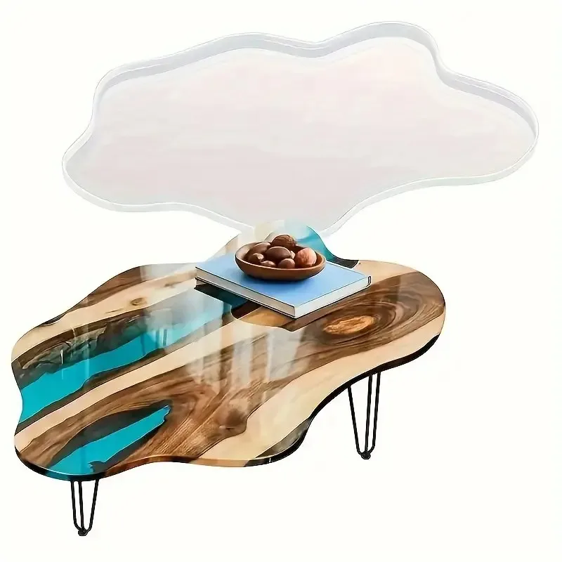 Resin Ocean Wave Mold - 2026-Большая 61-см силиконовая форма для эпоксидной