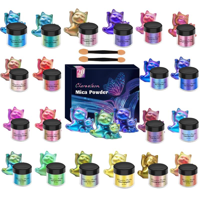 Resin Pigment Set - 10/приблизительный набор, пигмент, меняющий цвет, пигмент