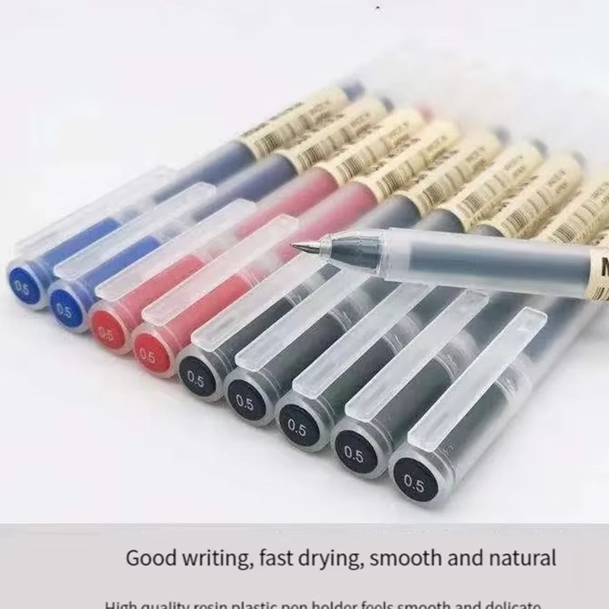 Muji Stationery Gel Pen - 3-6 шт. гелевая ручка Kawaii, черная/красная/синяя,