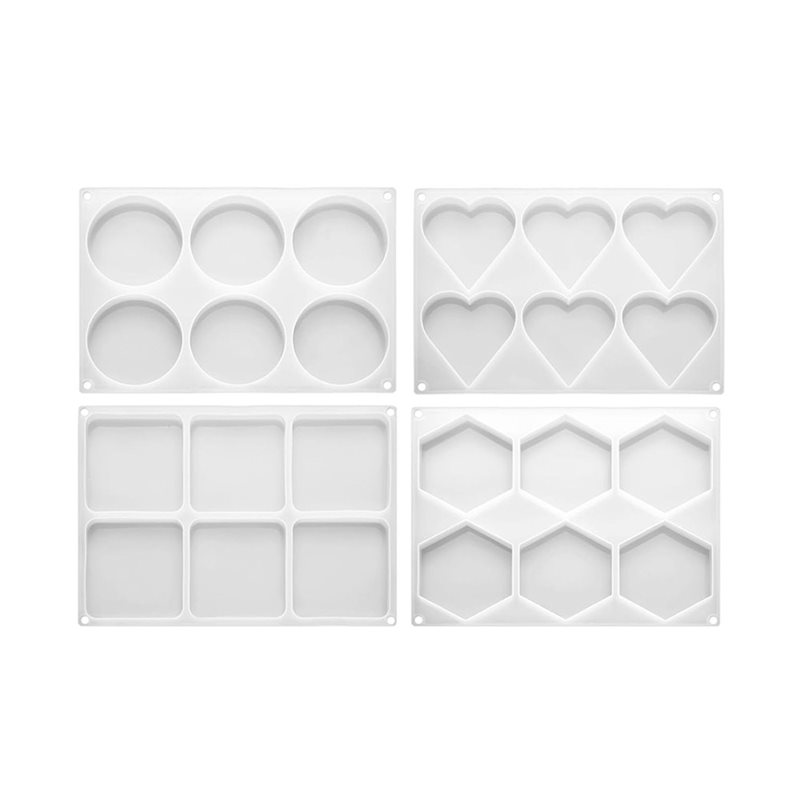 Coaster Mold Round - [ABFI!] Набор силиконовых форм для эпоксидной
