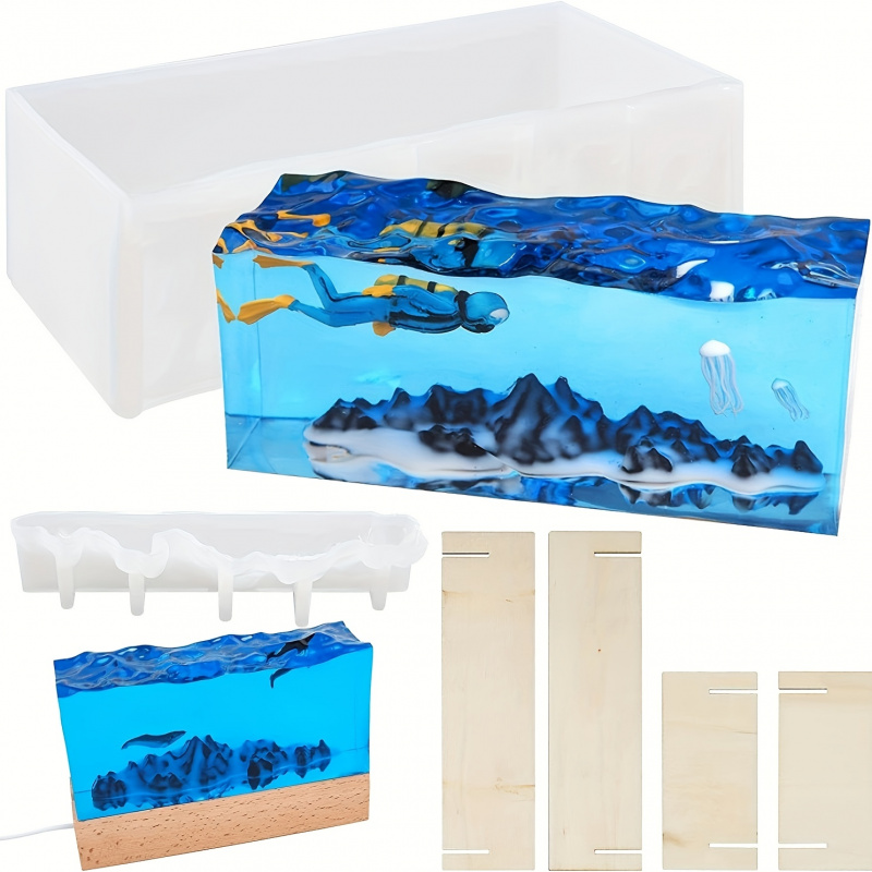 Resin Ocean Wave Mold - 1 комплект форм из смолы с