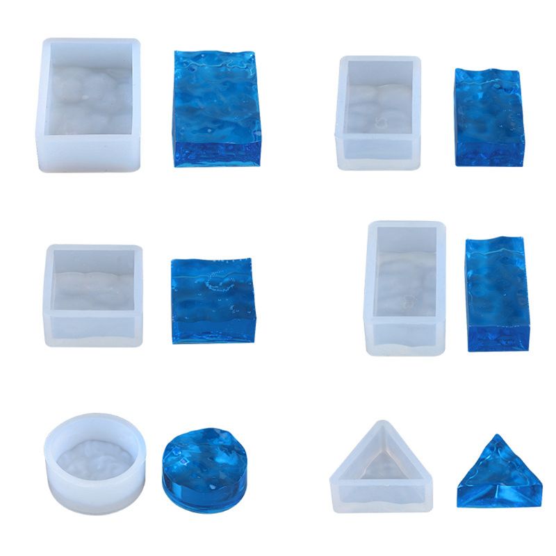Resin Ocean Wave Mold - Набор из 4 силиконовых форм для
