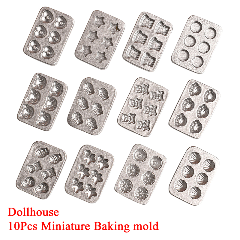 Silicone Mold Tray - 10 шт. кукольный домик миниатюрная мини-форма