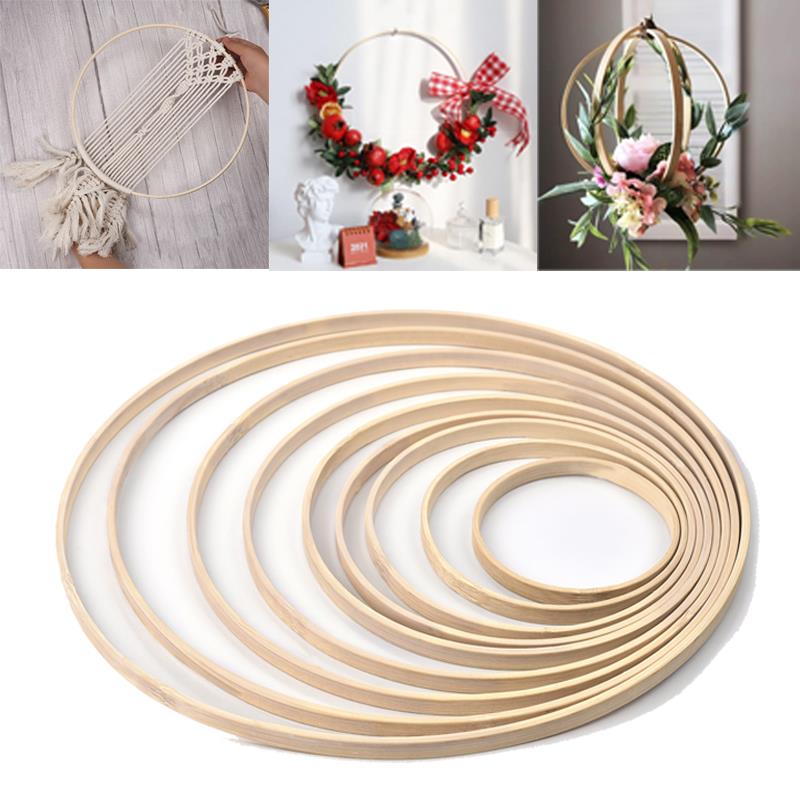 Wood Ring Blank - 1/5 шт. 8-33 см Деревянный Ловец
