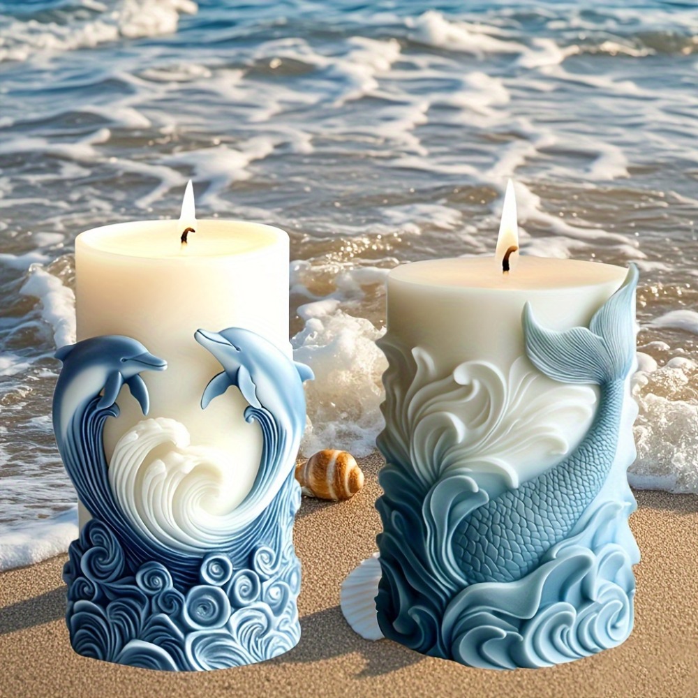 Силиконовая форма для свечей н – обзор и цена Resin Ocean Wave Mold