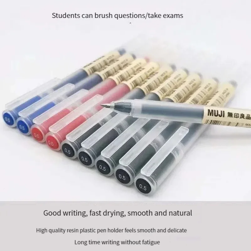 Набор гелевых ручек MUJI (6/8  – обзор и цена Muji Stationery Gel Pen