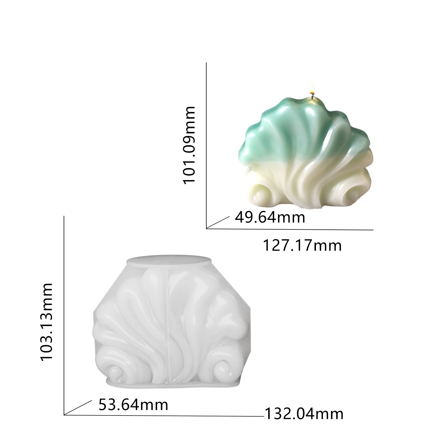 Силиконовая форма для свечей в – обзор и цена Resin Ocean Wave Mold