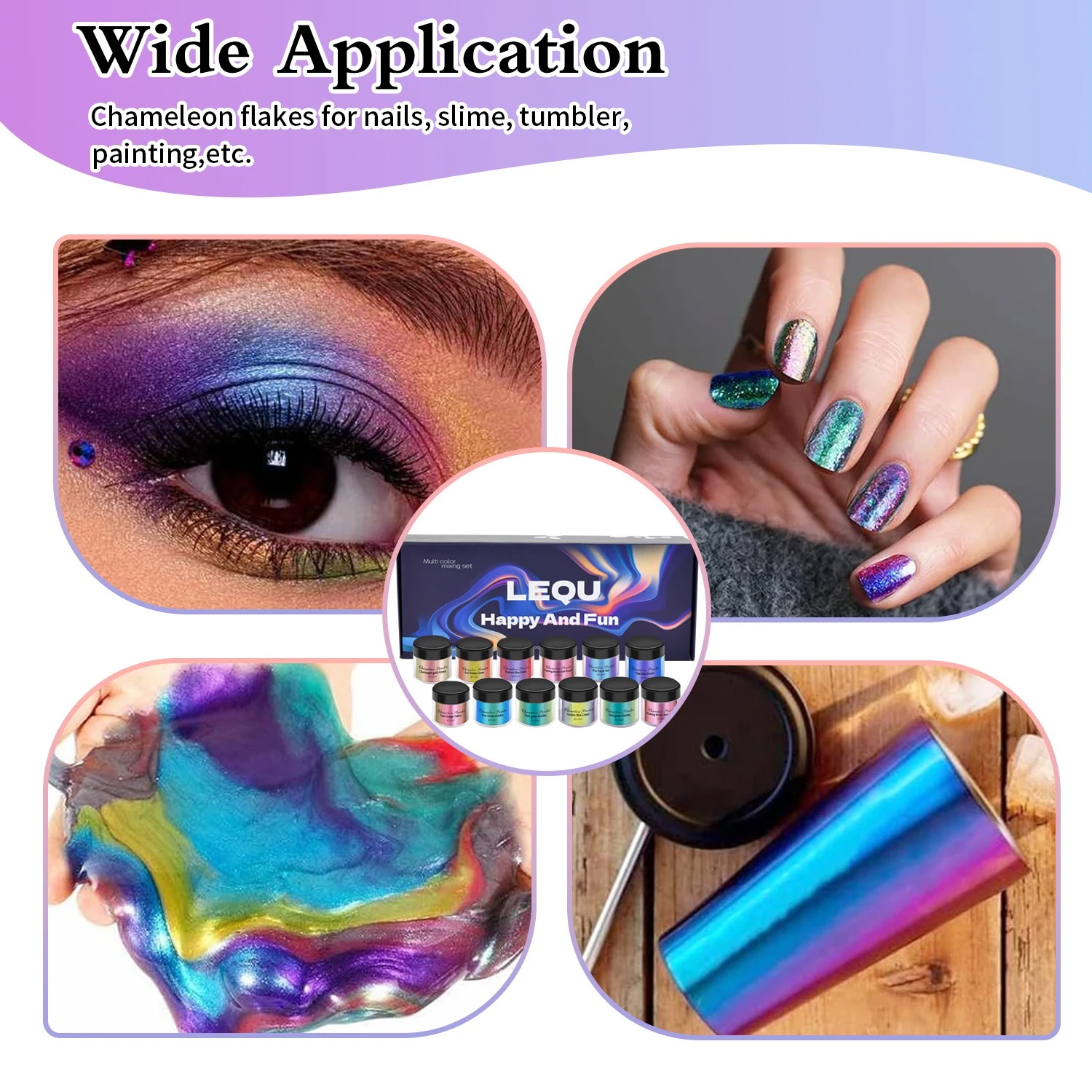Набор хромированной пудры для  – обзор и цена Resin Pigment Set