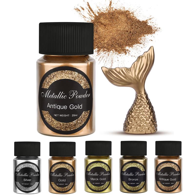 20 мл мерцающий металлический  – обзор и цена Resin Pigment Set