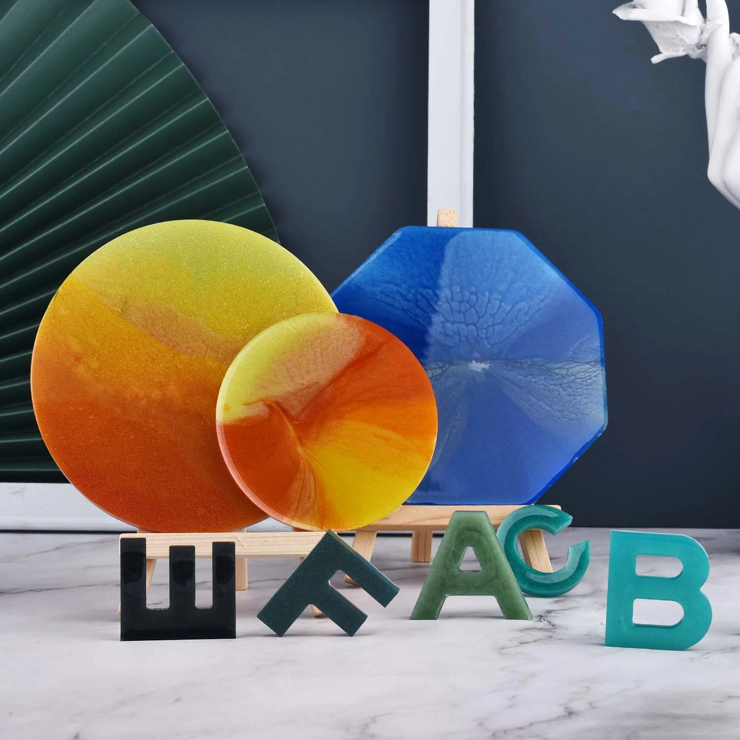 6 цветов/набор, перламутровая  – обзор и цена Resin Pigment Set